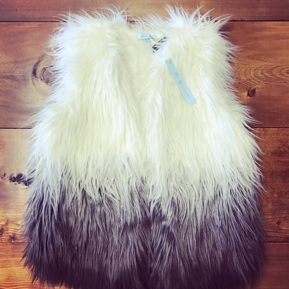 Furry Vest Faux Fur